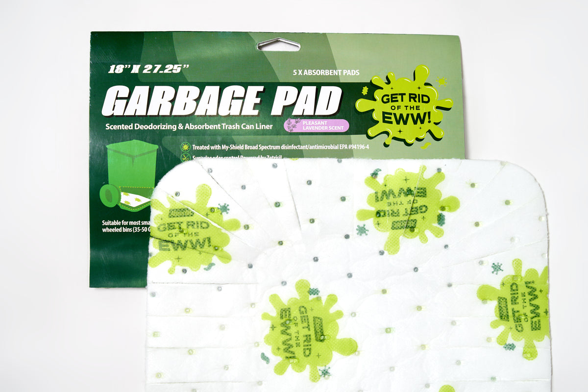 Garbage Pads (Wheeled) Outdoor Trash Can Absorbent - Small