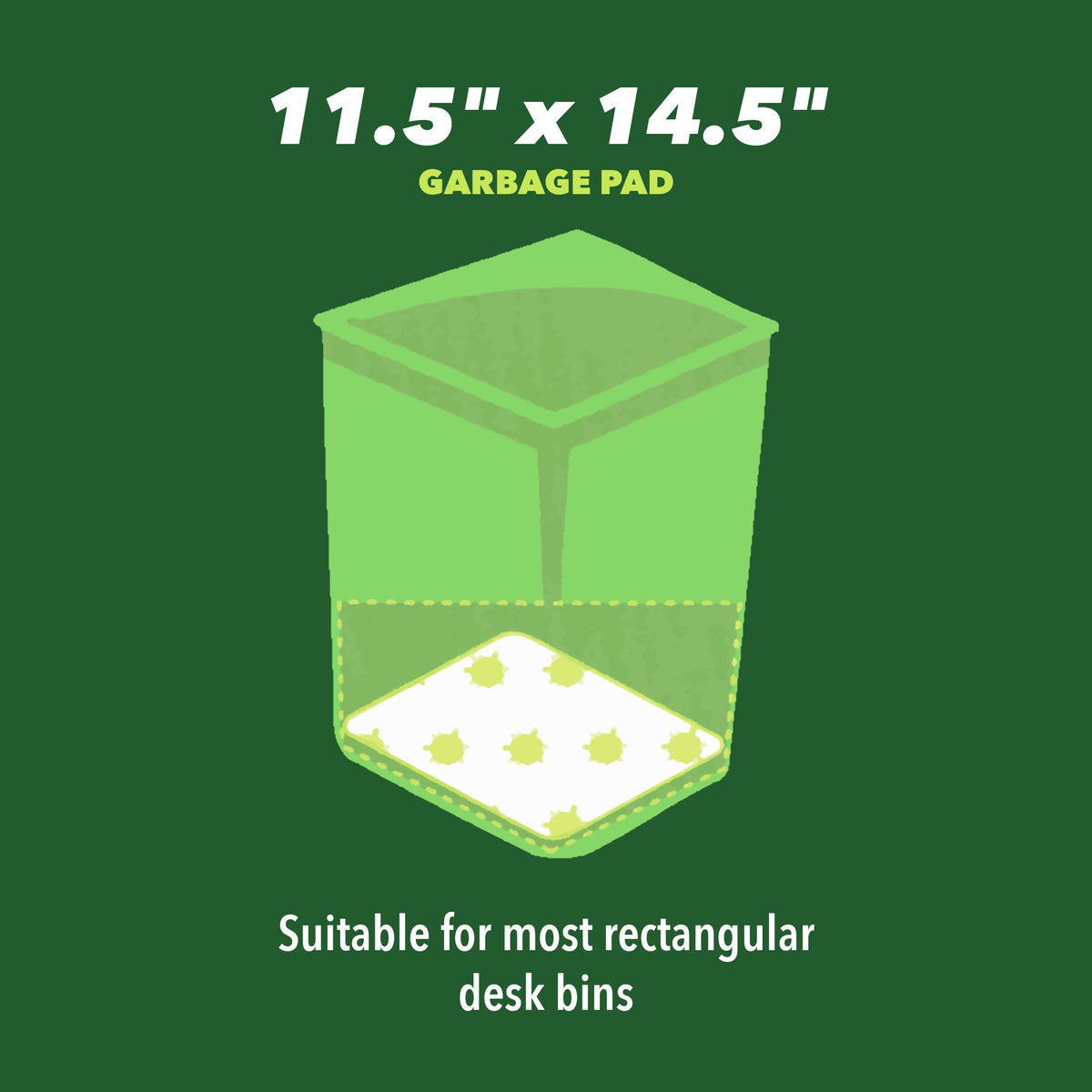 Garbage Pads (Rectangle) - Small